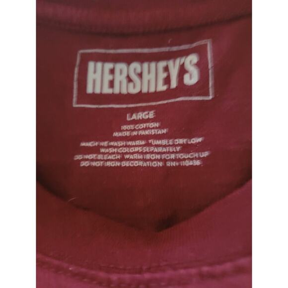Hersheys Women Shirt Long Sleeve RARE sz L - Picture 4 of 4